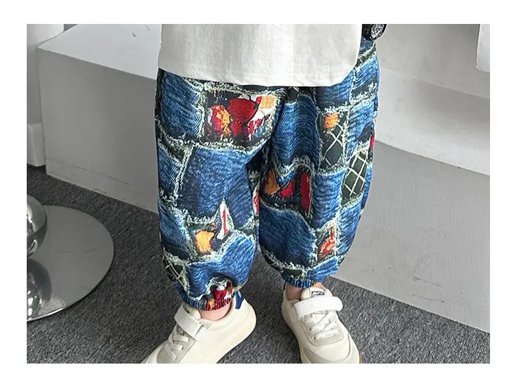 7348 Boys T-Shirt Anti-Mosquito Pants Set — feature 13