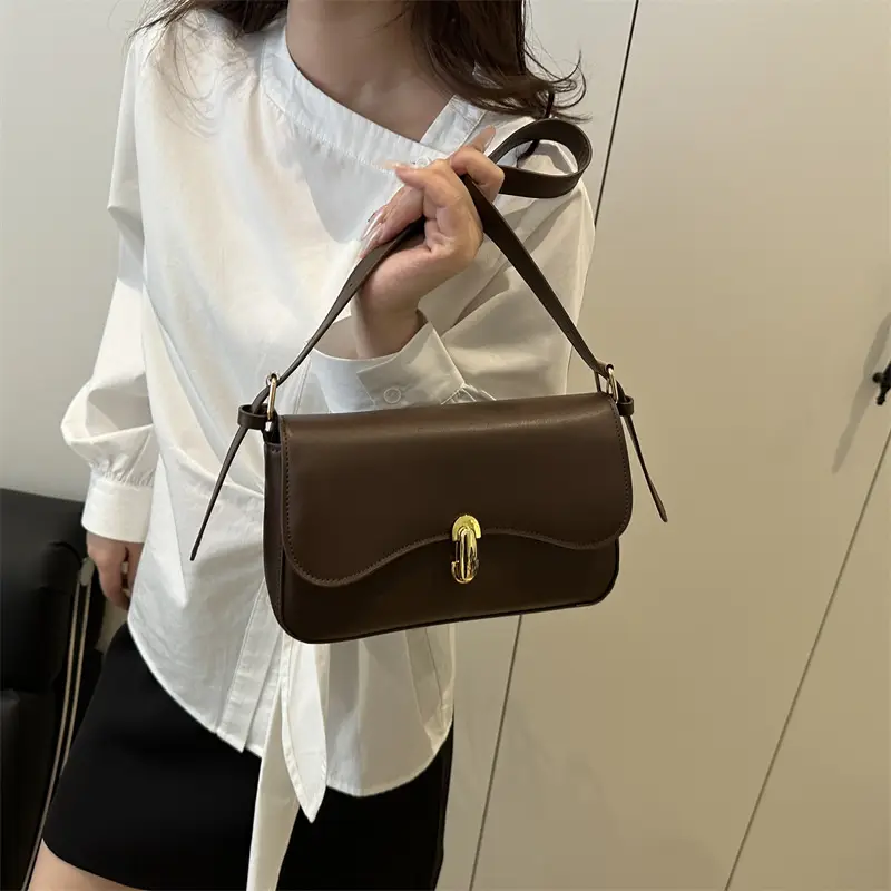 Black Korean Style Shoulder Bag for Women 2025 - Image 9