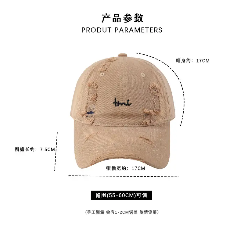 Summer Hole Baseball Cap Korean Style Sunscreen Cap for Men - Image 7