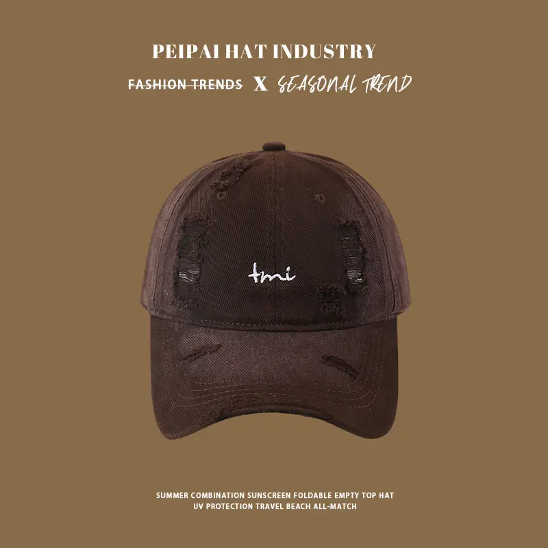 Summer Hole Baseball Cap Korean Style Sunscreen Cap for Men — feature 5