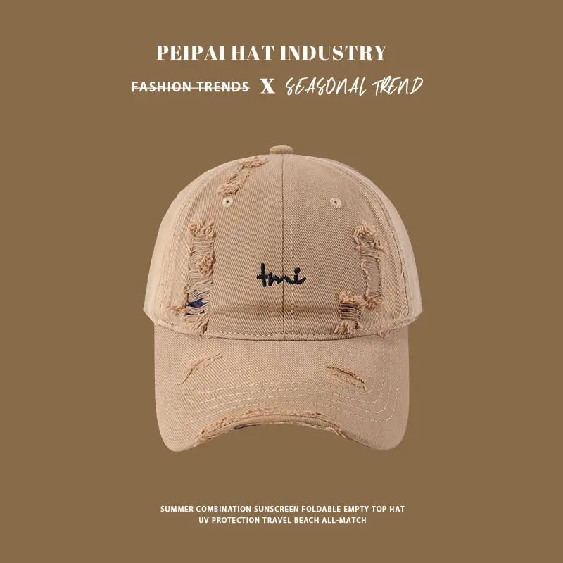 Summer Hole Baseball Cap Korean Style Sunscreen Cap for Men — feature 6