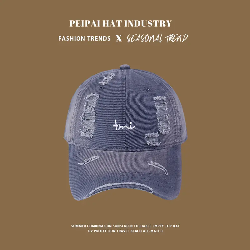 Summer Hole Baseball Cap Korean Style Sunscreen Cap for Men — feature 8