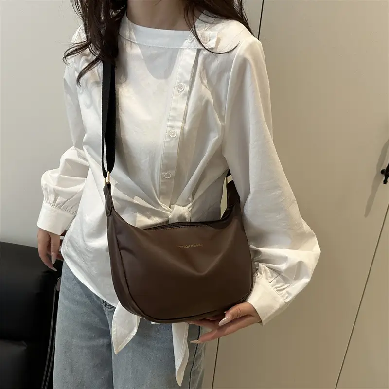 Korean Style Black Women's Shoulder Bag 2025 New - Image 8