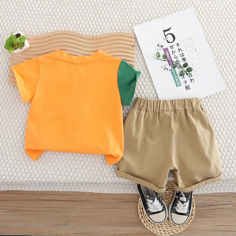 2025 Boys Picnic Outdoors T-Shirt & Shorts Set 1-5Y — feature 6