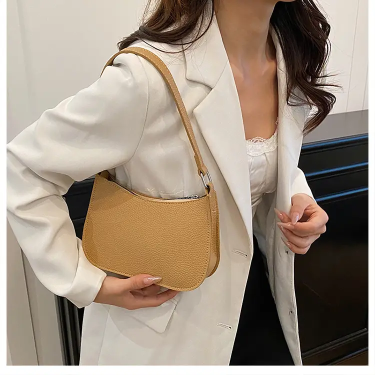 Women's Beige Embossed Shoulder Bag 2025 — feature 15