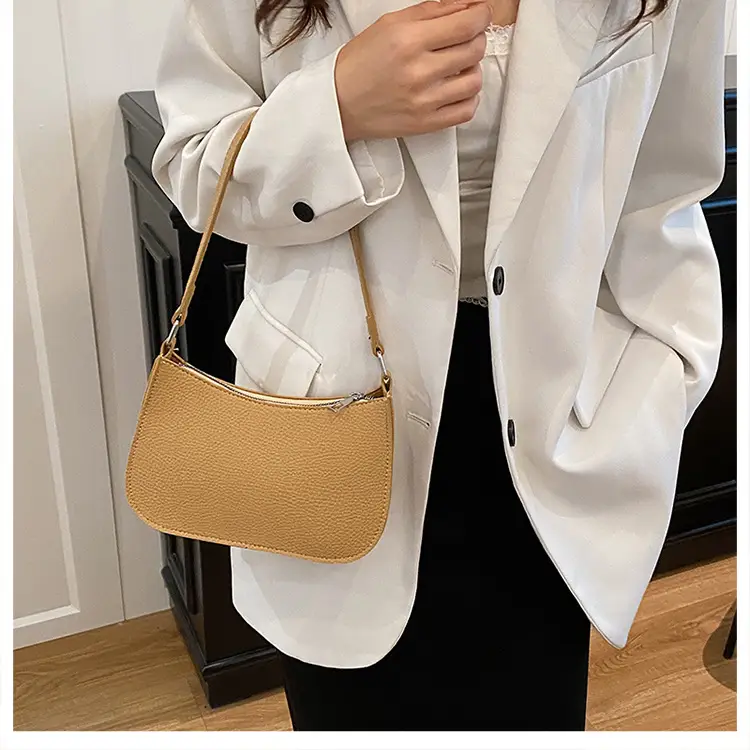 Women's Beige Embossed Shoulder Bag 2025 — feature 16