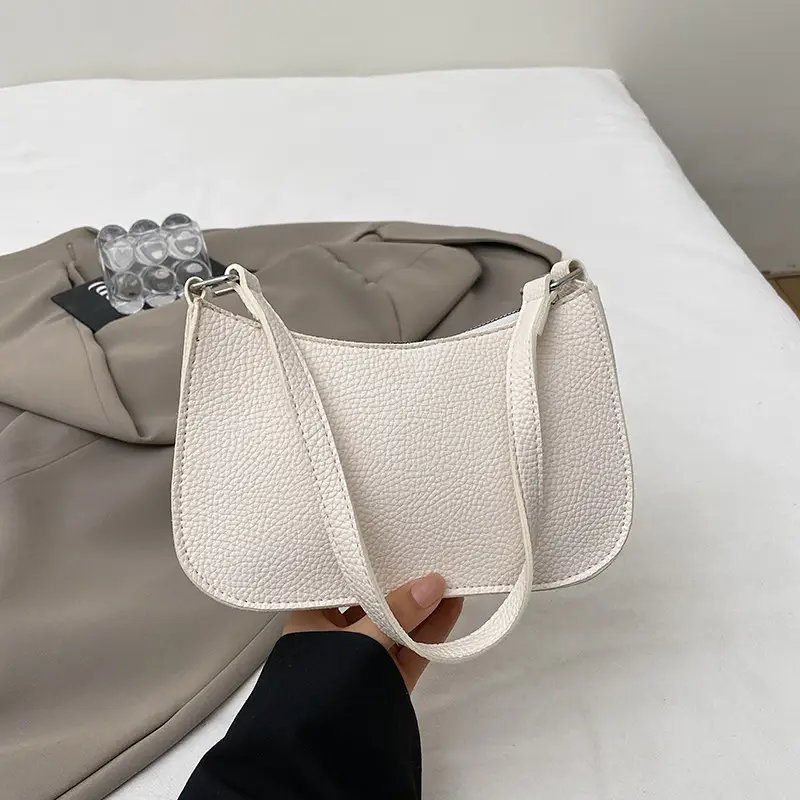 Women's Beige Embossed Shoulder Bag 2025 - Image 2