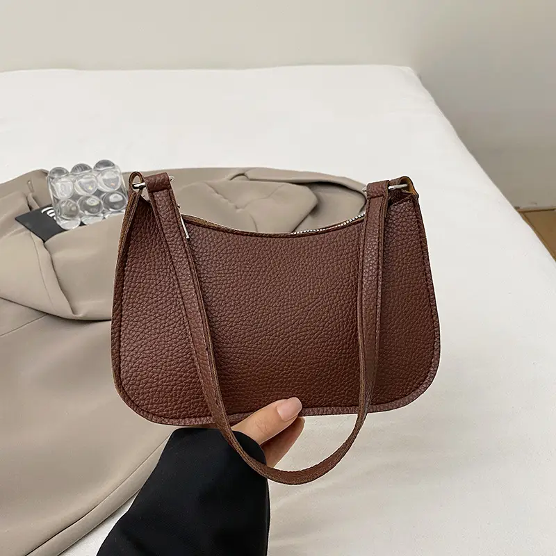 Women's Beige Embossed Shoulder Bag 2025 - Image 4