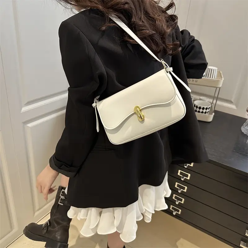 Black Korean Style Shoulder Bag for Women 2025 - Image 7