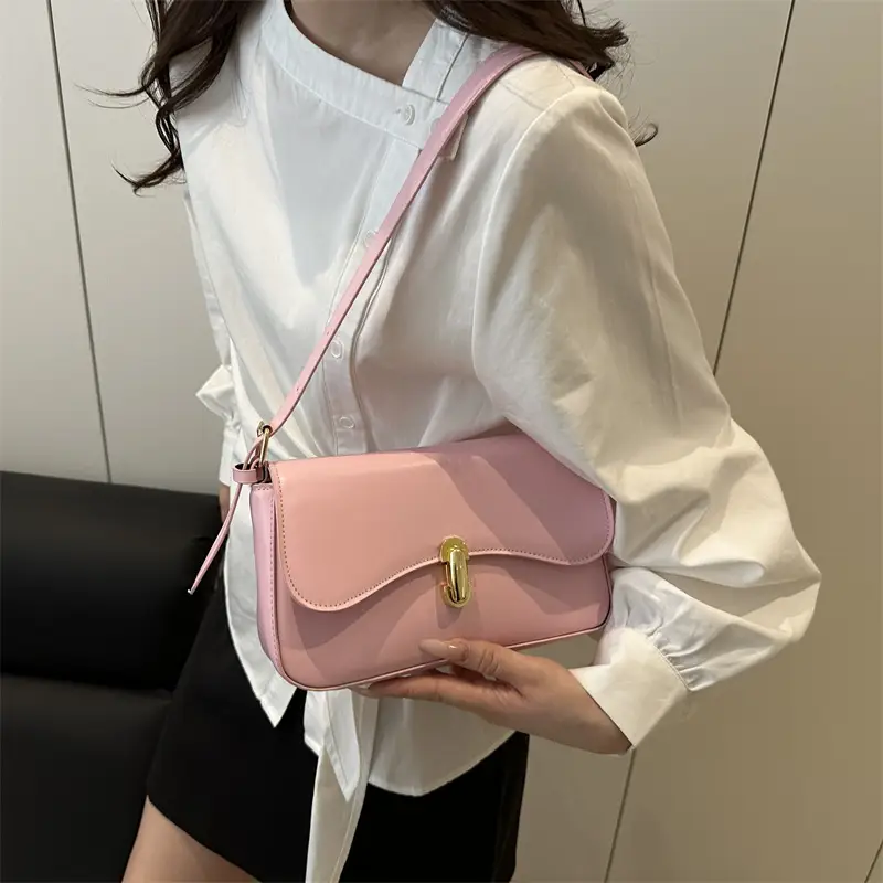 Black Korean Style Shoulder Bag for Women 2025 - Image 9