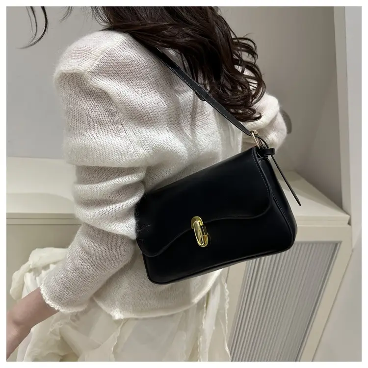 Black Korean Style Shoulder Bag for Women 2025 — feature 26