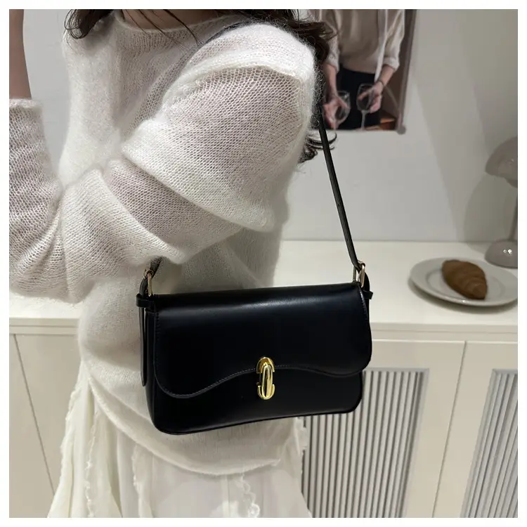 Black Korean Style Shoulder Bag for Women 2025 — feature 27