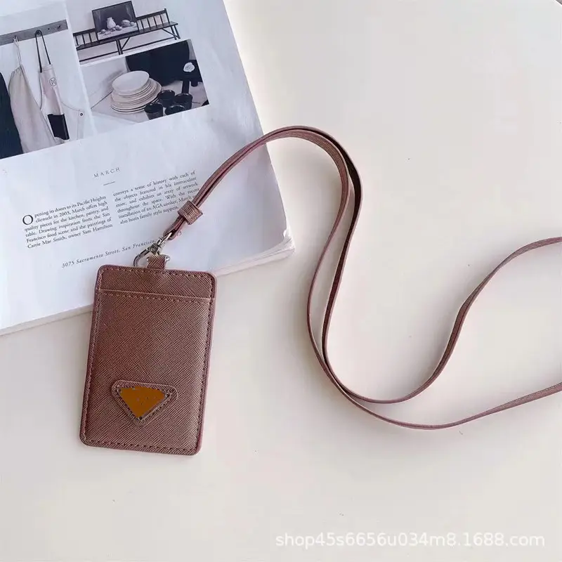 Big Brand Card Holder, Card Insert, Work Id Card Holder, Lanyard, Halter Card Holder, Id Bag, Student Id Card Wallet, Suitable for Men and Women