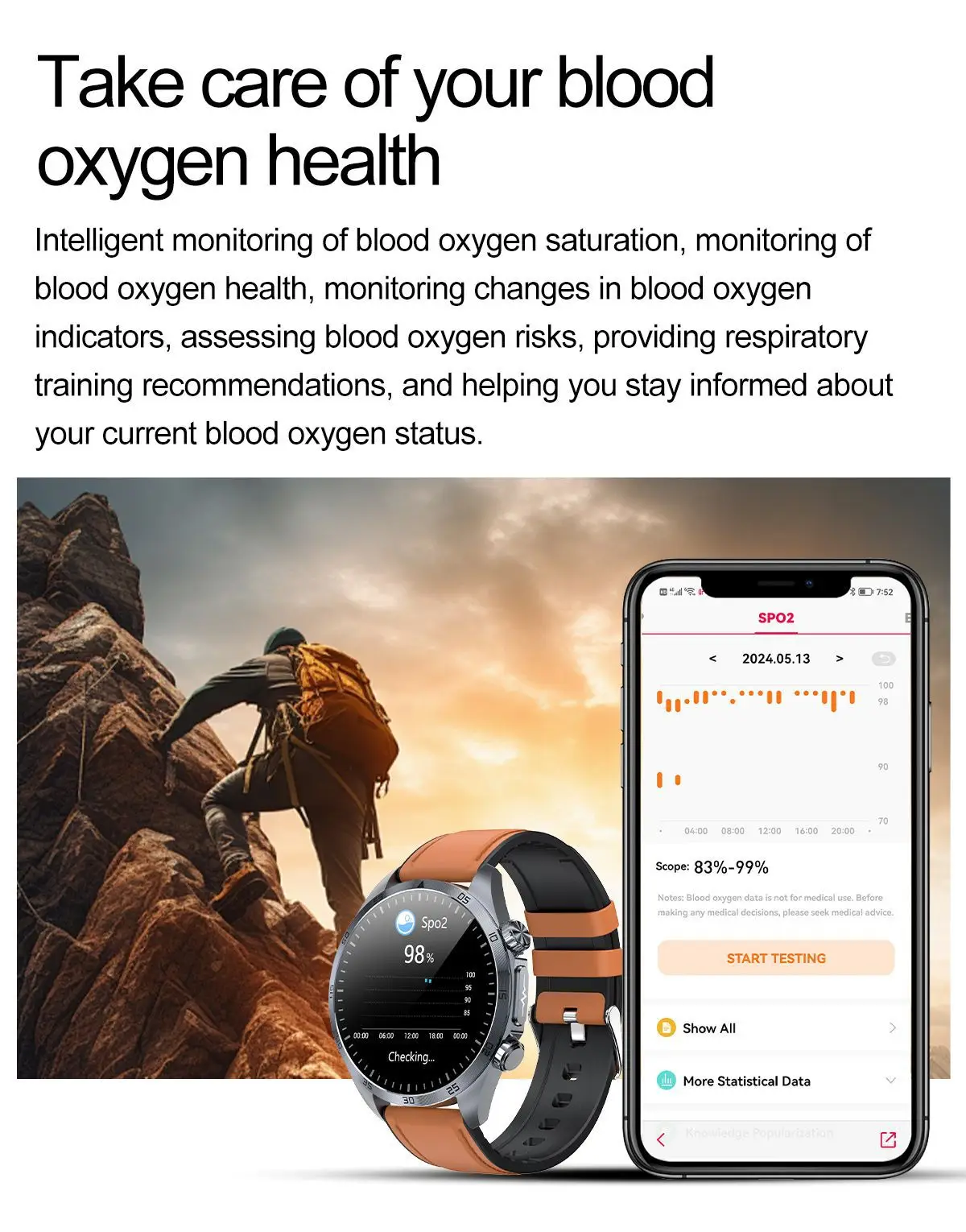 Tk29 Smart Watch Red Waterproof Sports Monitor — feature 23