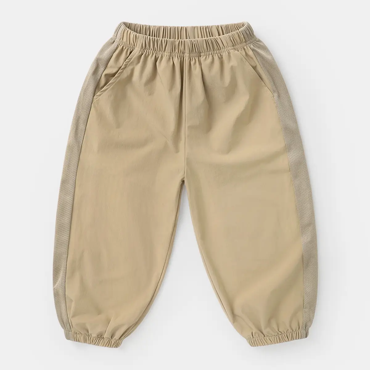 Boys Cotton T-Shirt Shorts Beige Summer - Image 8