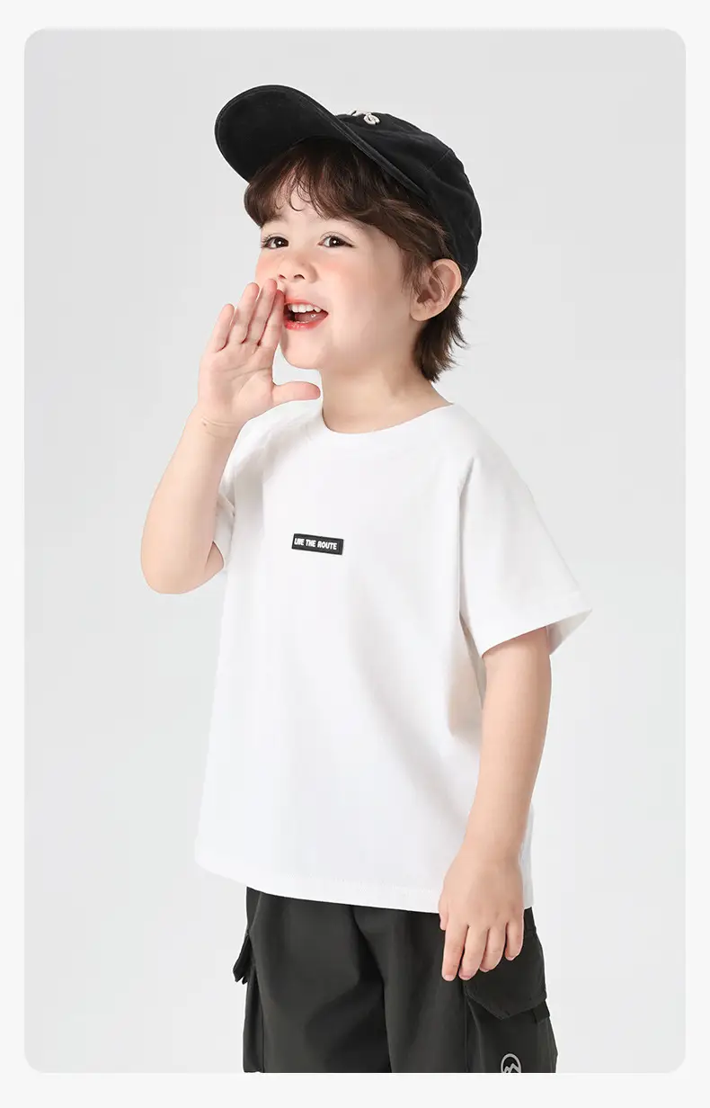 Right European Boys T-Shirt Light Blue Summer Kids — feature 21