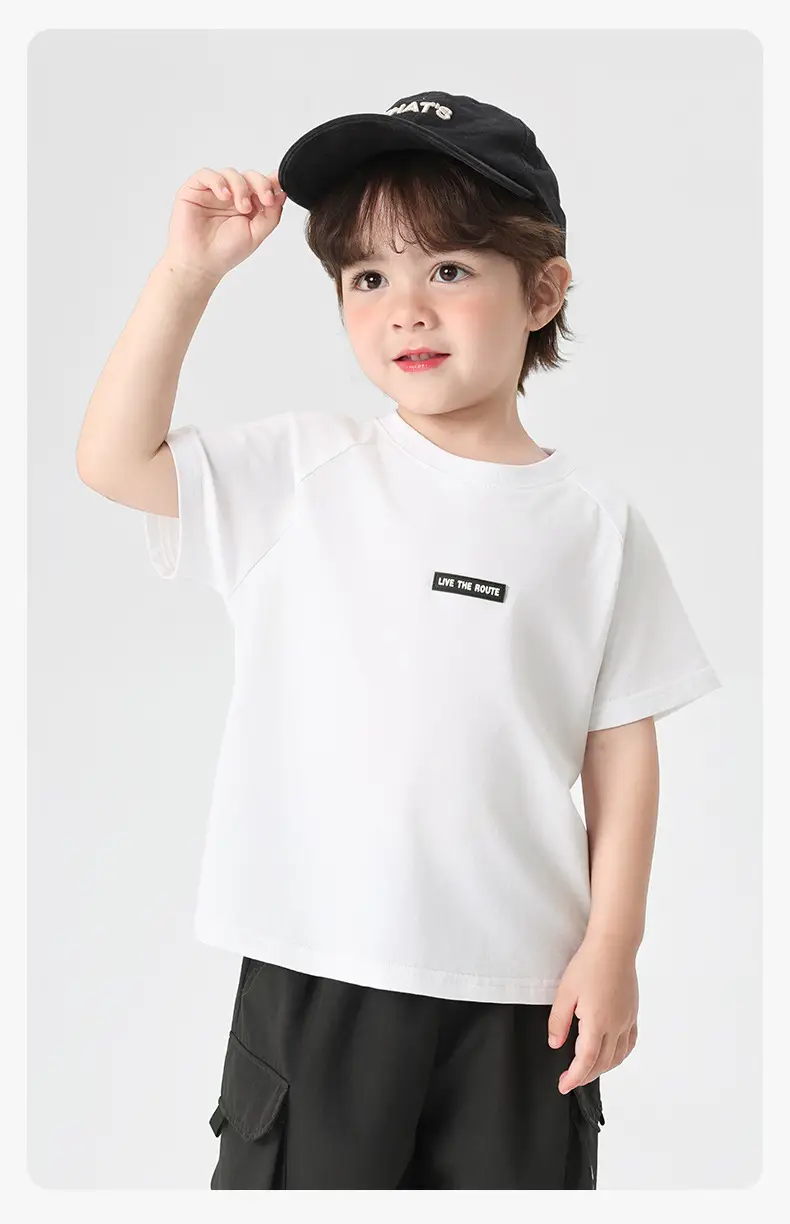 Right European Boys T-Shirt Light Blue Summer Kids — feature 22