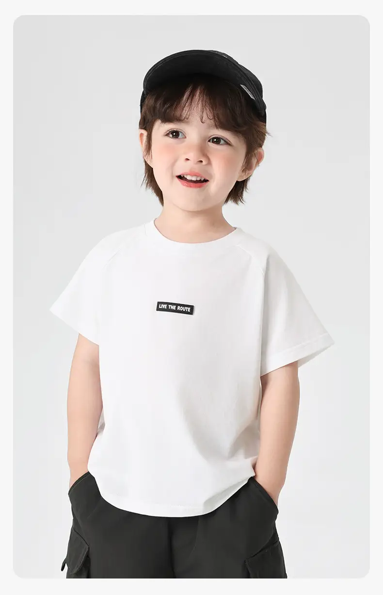 Right European Boys T-Shirt Light Blue Summer Kids — feature 23