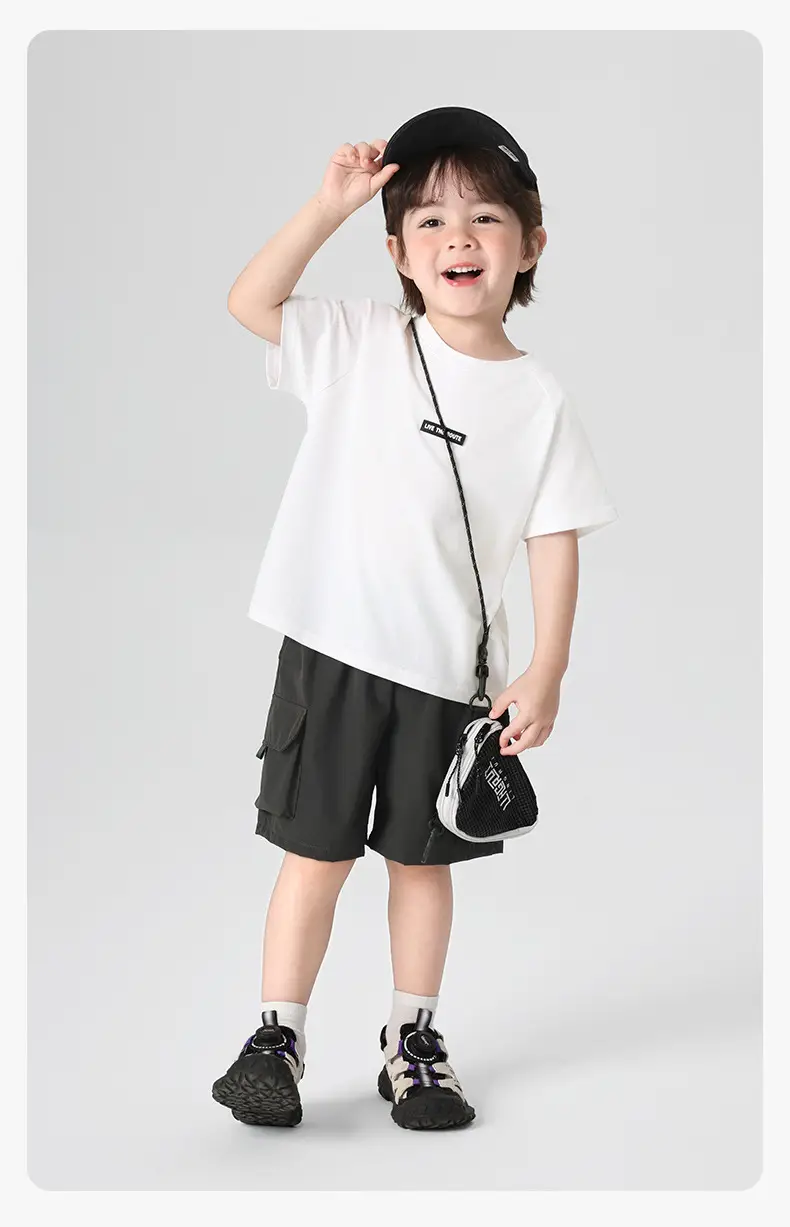 Right European Boys T-Shirt Light Blue Summer Kids — feature 25