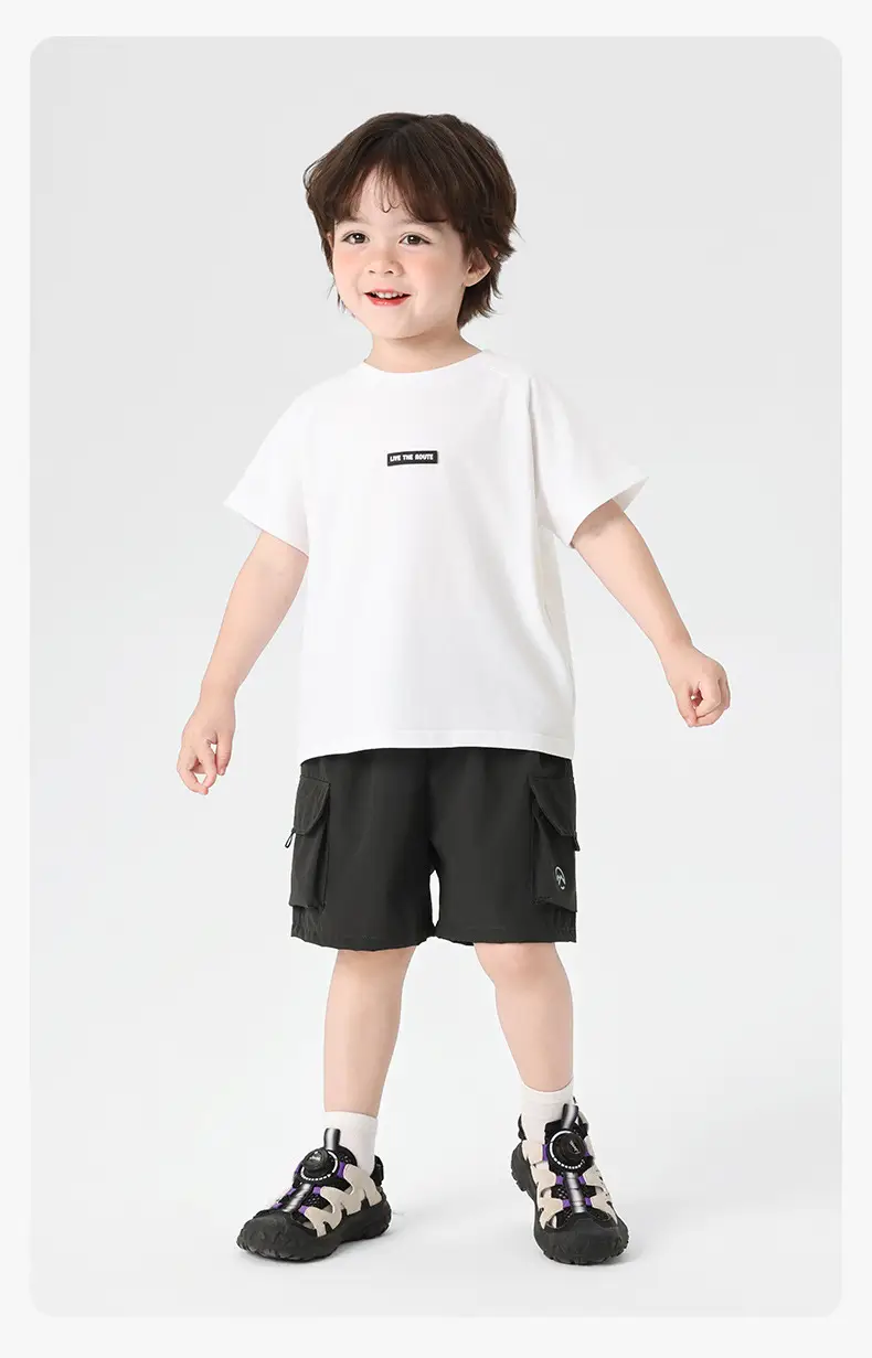 Right European Boys T-Shirt Light Blue Summer Kids — feature 26