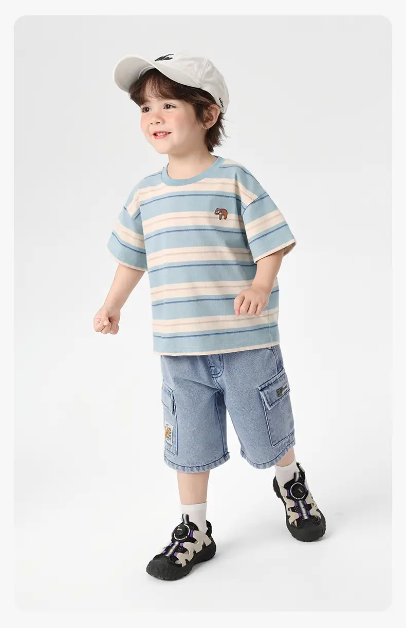 Right European Boys Striped T-Shirt 25 Summer — feature 13