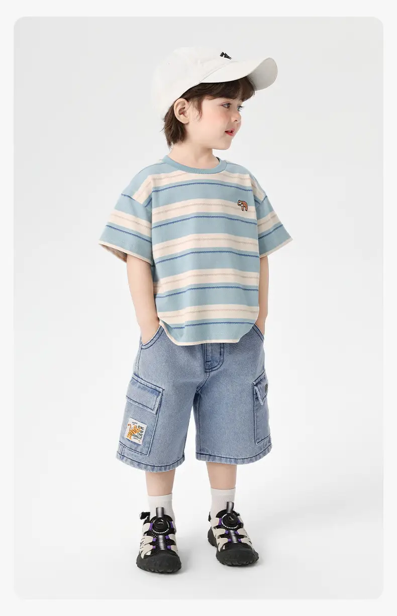 Right European Boys Striped T-Shirt 25 Summer — feature 14