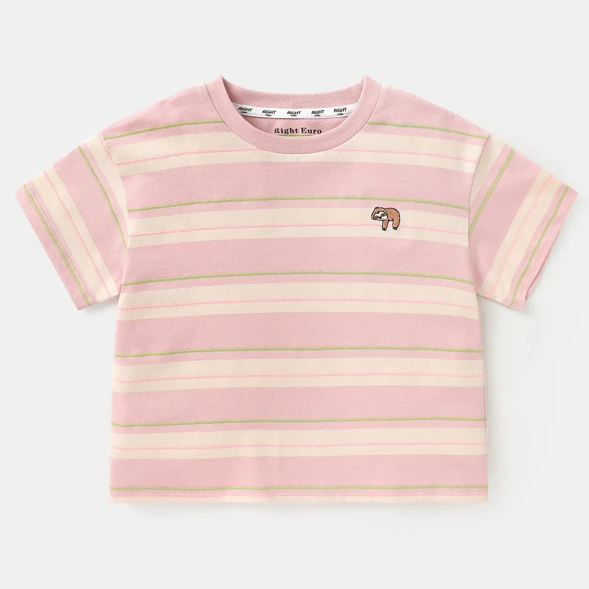 Right European Boys Striped T-Shirt 25 Summer - Image 2