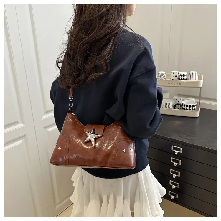 Red Starry Star Shoulder Crossbody Bag for Women — feature 10