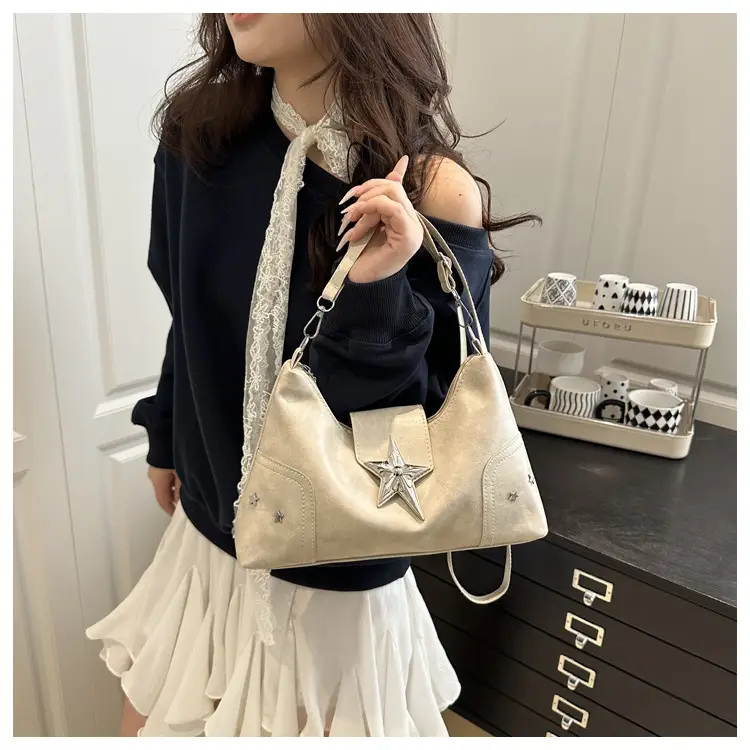 Red Starry Star Shoulder Crossbody Bag for Women — feature 13