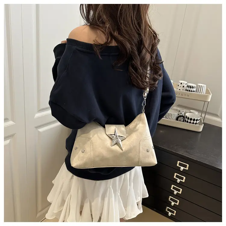 Red Starry Star Shoulder Crossbody Bag for Women — feature 15
