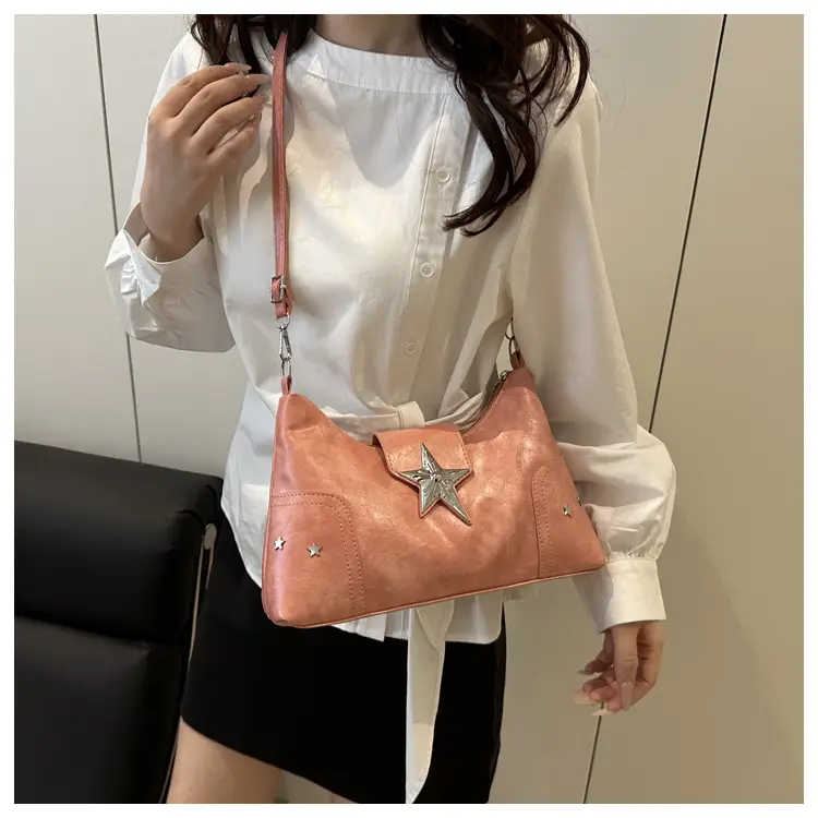 Red Starry Star Shoulder Crossbody Bag for Women — feature 16