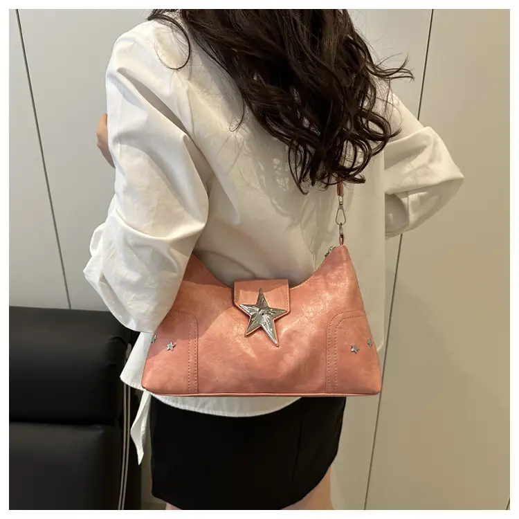Red Starry Star Shoulder Crossbody Bag for Women — feature 17