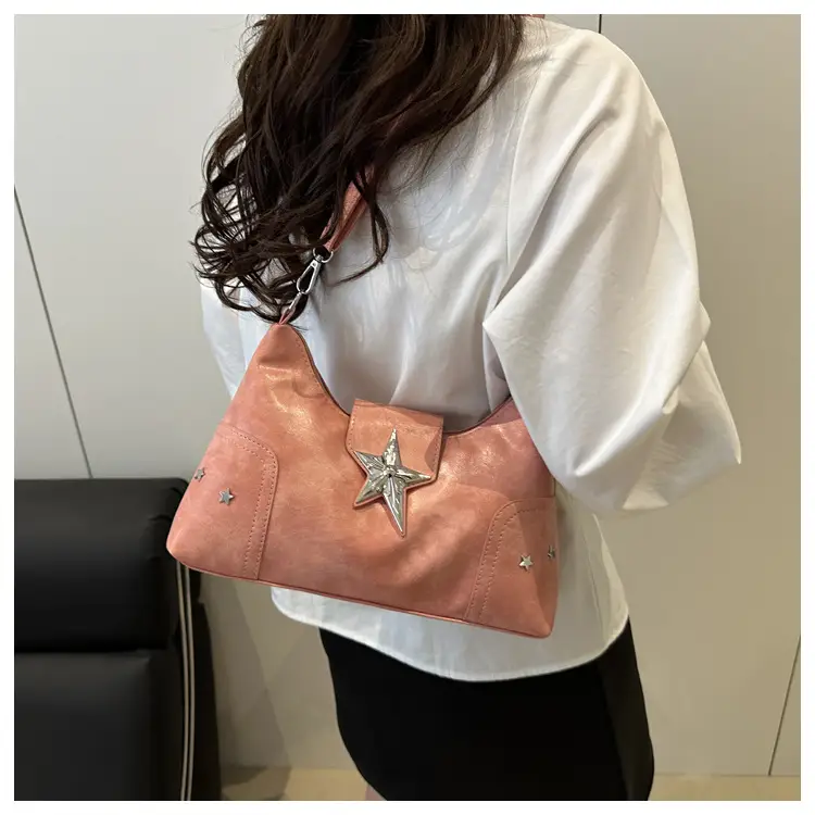 Red Starry Star Shoulder Crossbody Bag for Women — feature 19