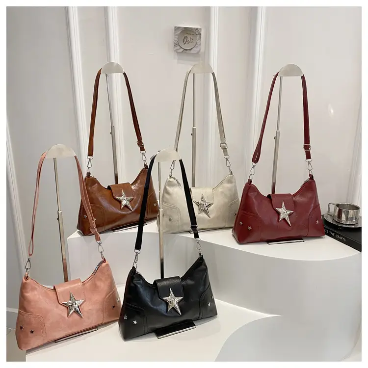 Red Starry Star Shoulder Crossbody Bag for Women — feature 31