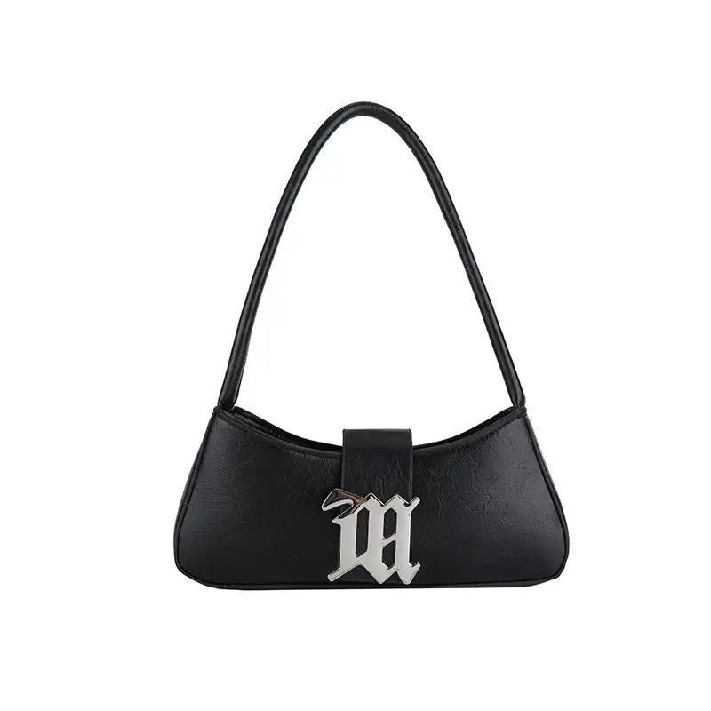 Women's Crossbody Bag with Logo Brown Leather - Image 9