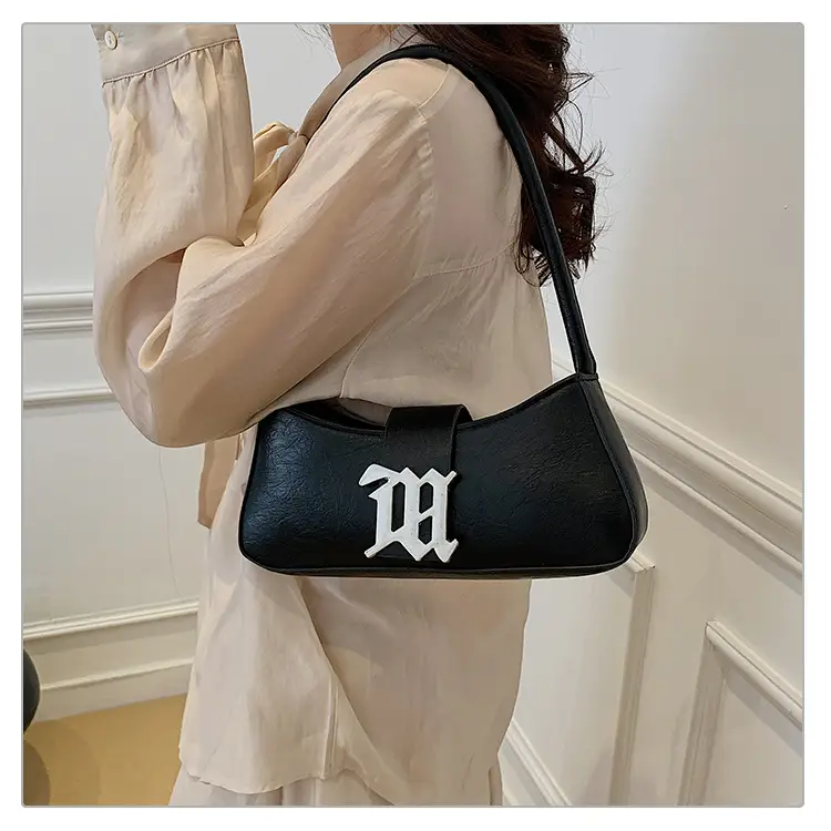 Women's Crossbody Bag with Logo Brown Leather — feature 10