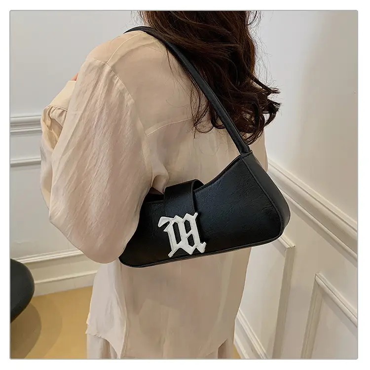 Women's Crossbody Bag with Logo Brown Leather — feature 9