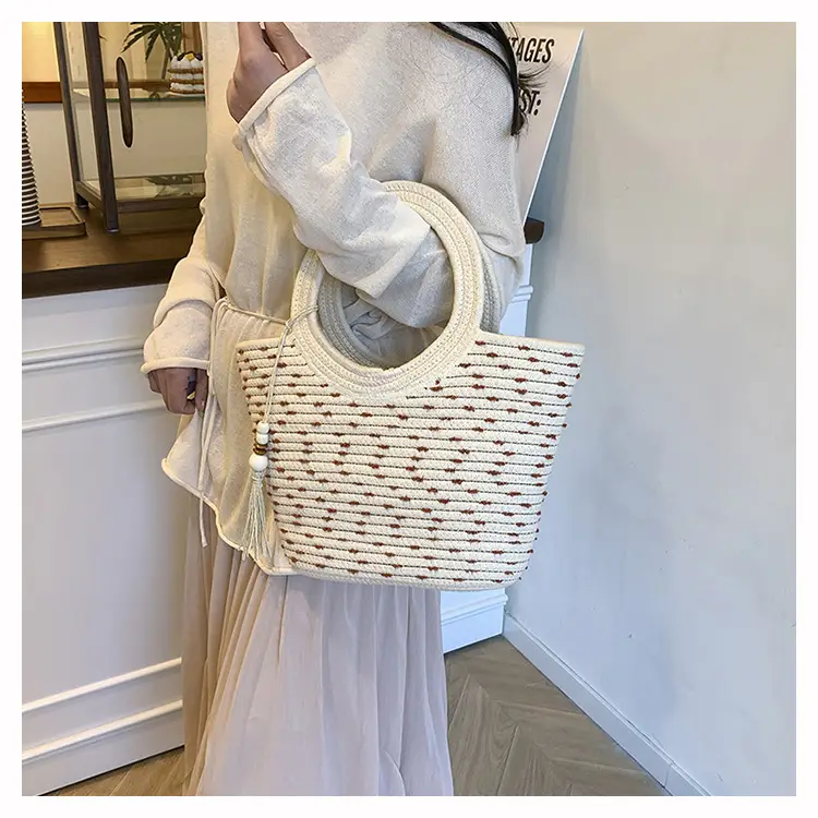 Straw Woven Shoulder Bag for Women 2025 — feature 13