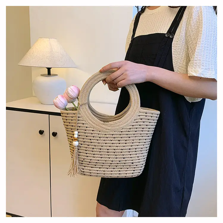 Straw Woven Shoulder Bag for Women 2025 — feature 19