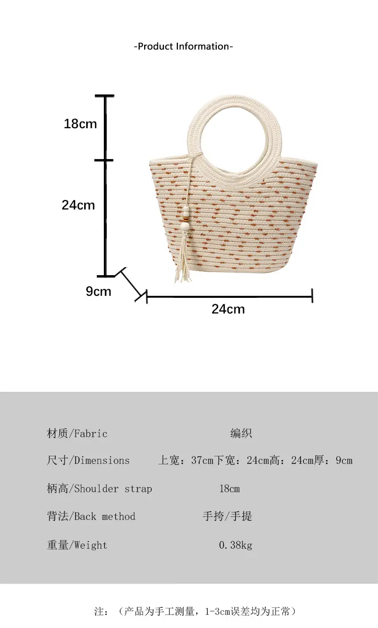 Straw Woven Shoulder Bag for Women 2025 — feature 2