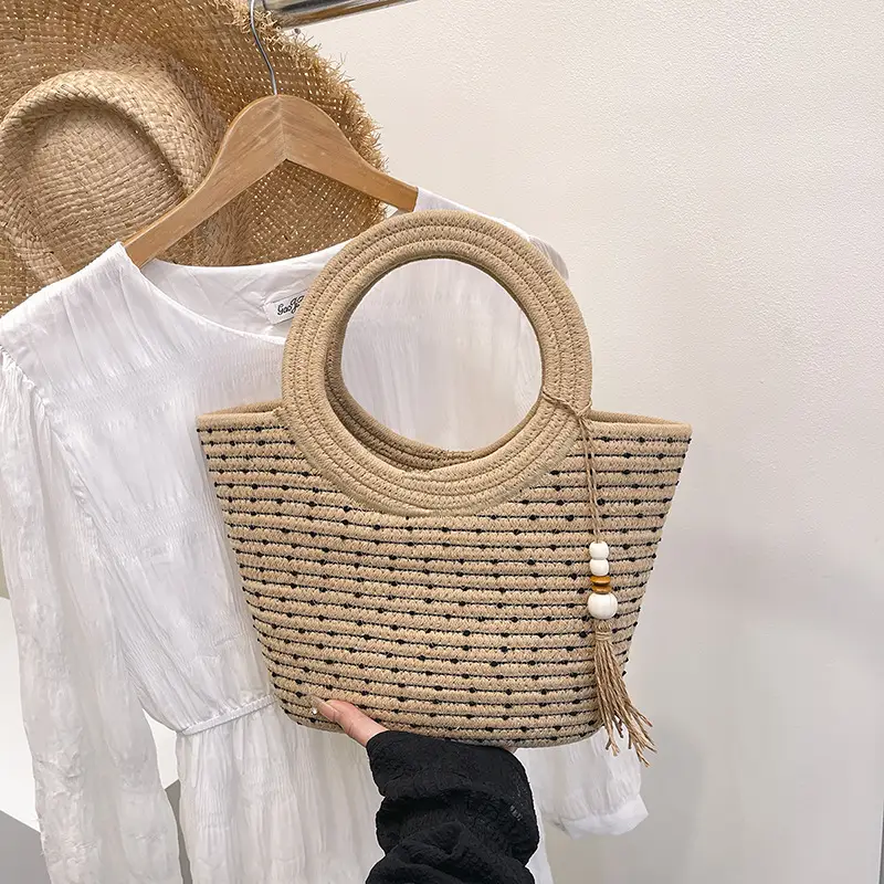 Straw Woven Shoulder Bag for Women 2025 - Image 2
