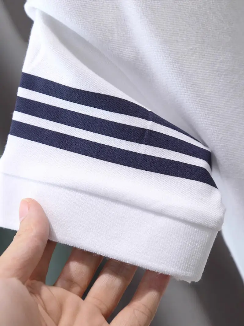 8071 Boys T-Shirt White Short Sleeve Summer Kids Polo