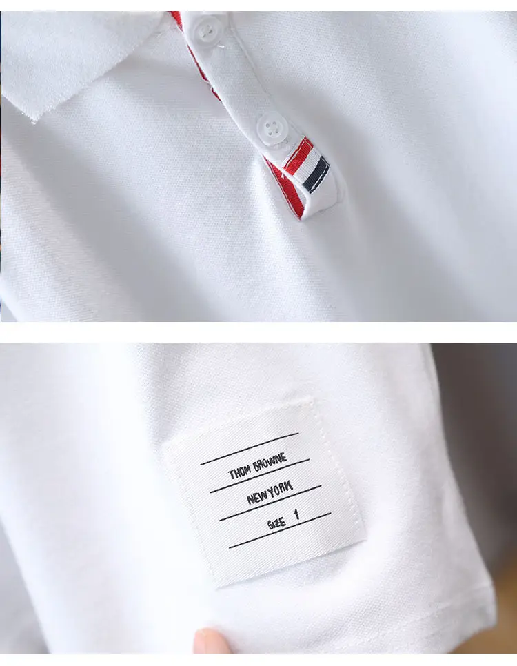 8071 Boys T-Shirt White Short Sleeve Summer Kids Polo — feature 14