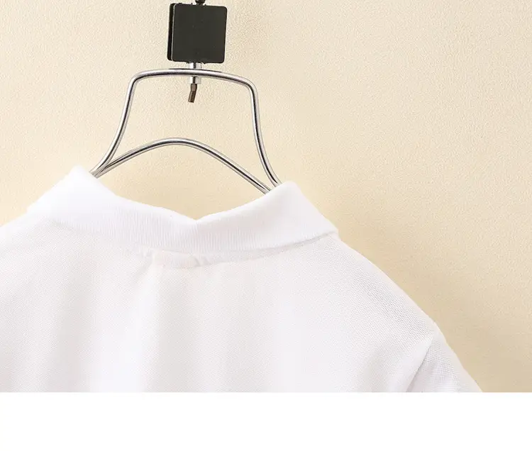 8071 Boys T-Shirt White Short Sleeve Summer Kids Polo — feature 33