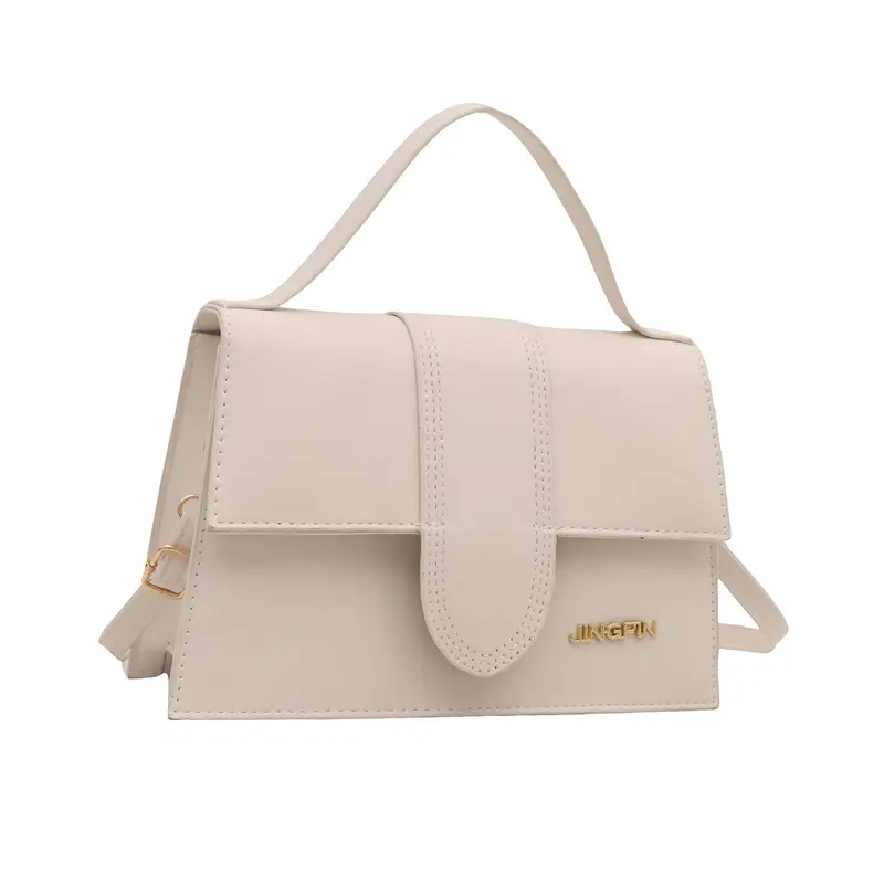 White Korean Style Shoulder Bag for Women 2026