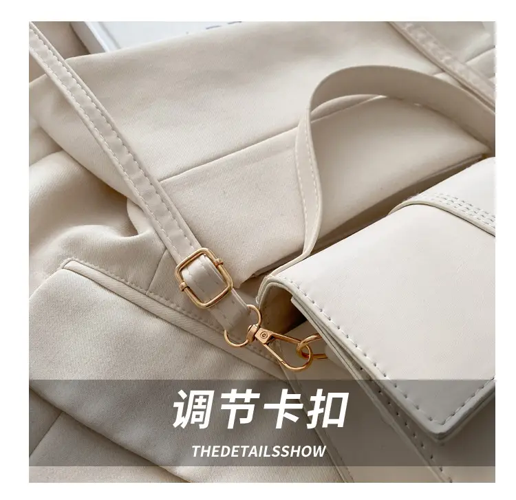 White Korean Style Shoulder Bag for Women 2026 — feature 6