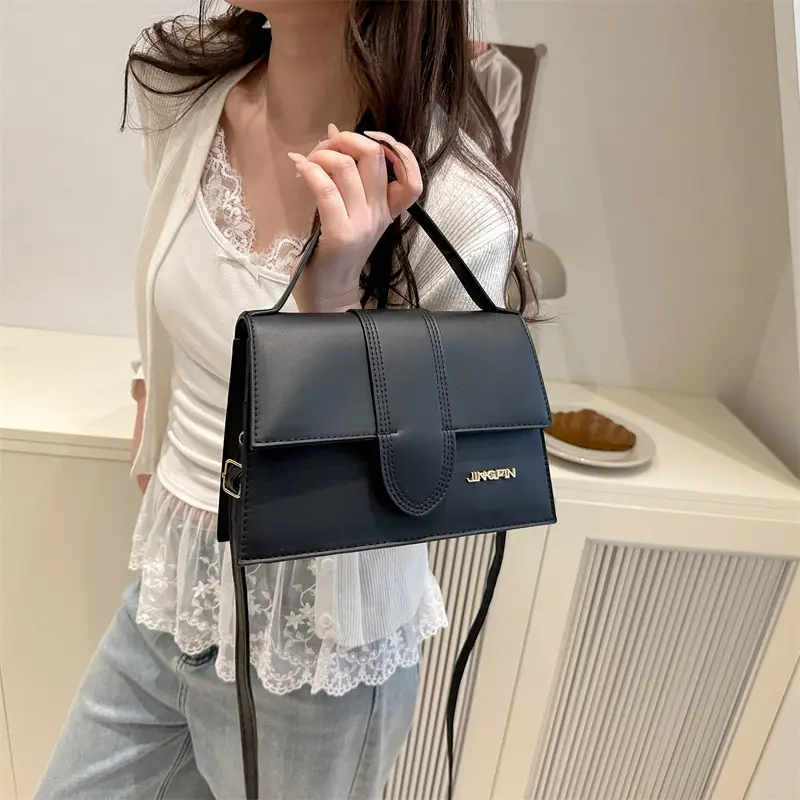 White Korean Style Shoulder Bag for Women 2026