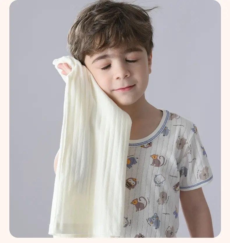 Summer Boys Cotton Short Sleeve T-Shirts Set — feature 12