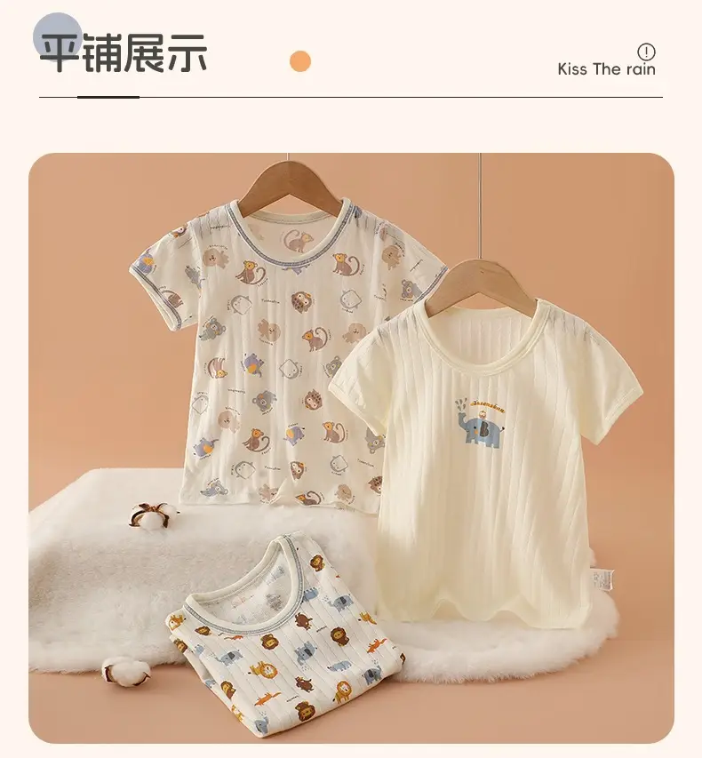 Summer Boys Cotton Short Sleeve T-Shirts Set — feature 18