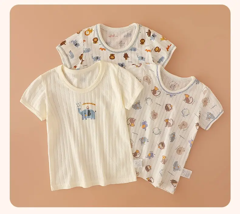 Summer Boys Cotton Short Sleeve T-Shirts Set — feature 19